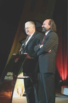 with Harutyun Khachatryan at the Golden Apricot Festival in Yerevan (2006)